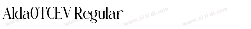 AldaOTCEV Regular字体转换 AldaOTCEV Regular字体转换